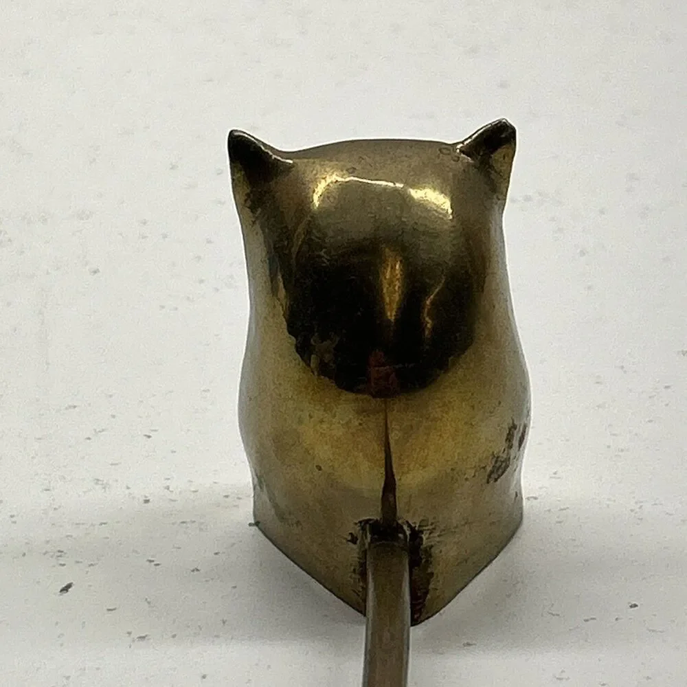 Vintage 1970’s Brass Owl 11 1/2”‎ Candle Snuffer